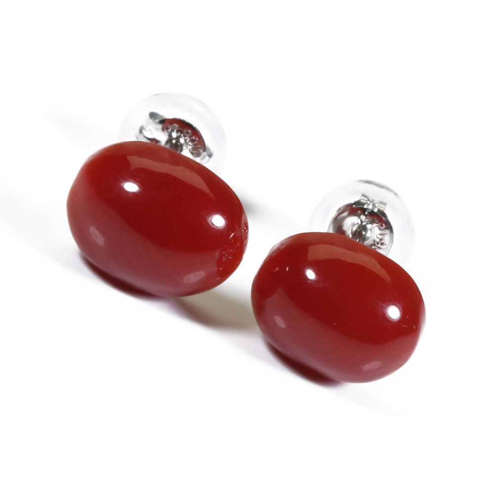 血赤 珊瑚 ピアス 無染色 Pt900 プラチナ SANSUI レッド レディース 女性 ファッション アクセサリー ジュエリー 還暦祝い 珊瑚婚式 3月誕生石 ラッピング無料 送料無料 高知 土佐
