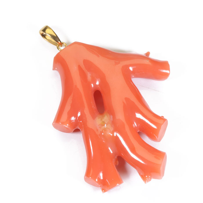 ガーネ珊瑚 ピンク ペンダント 枝 シルバー 無染色 SANSUI 3月誕生石 天然珊瑚 sango 本さんご コーラル 宝石 サンゴ 土佐 高知 ラッピング 無料 送料無料