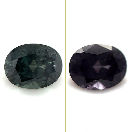 カラーチェンジガーネット ルース 0.37ct【品質保証書付】 カラーチェンジガーネット ルース 0.37ct【品質保証書付】