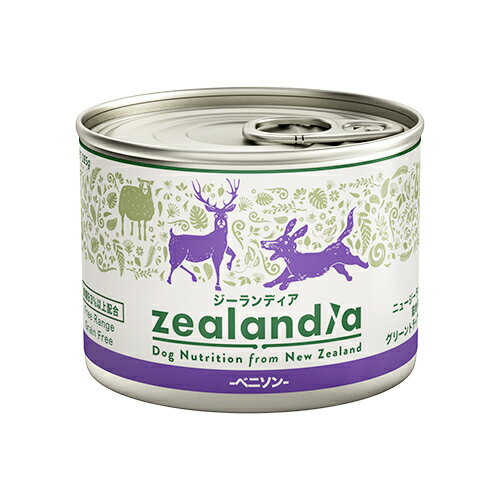 ジーランディア　ドッグベニソン缶　185g【上質なたんぱく質、ダイエット中の愛犬に】