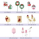 【クリスマス木製プレートピック/12本セット】送料無料 かわいい ウインター Christmas クリスマスアレンジ プレゼント ギフト ラッピング フラワーア...