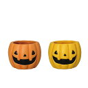 【ハロウィンパンプキンポットSサイズ/12個セット】送料無料 インテリア イベント HALLOWEEN ハロウィンアレンジ カップ 小物入れ フラワーアレンジメ...