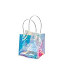 【数量限定特価】【オーロラギフトバッグ(スクエア)Mサイズ/5個セット】送料無料 アレンジ ビニールバッグ ラッピング フラワーアレンジメント まとめ買い プラ...