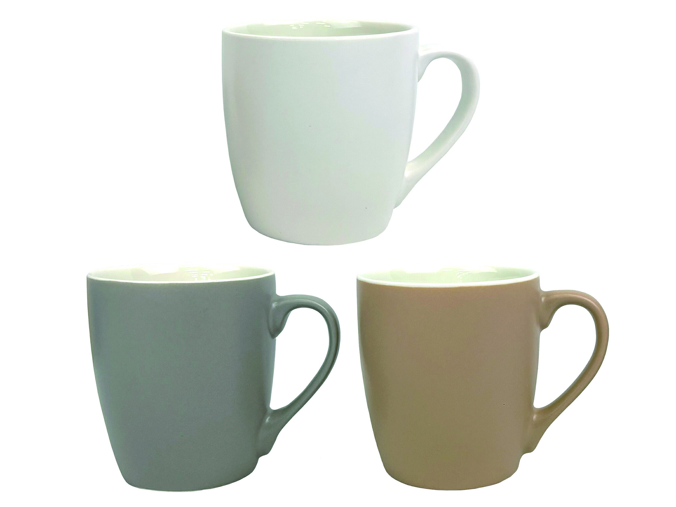 Rakuten - 【P商品】【ナチュラルマグカップ/12個セット】【※注意事項ご確認下さい※】キッチン ばらまき 販促品 粗品 ノベルティ 景品 記念品 イベント 抽選会 町内会 子供会 幼稚園 保育園 学校 PTA 協会 会社 オフィス まとめ買い シンプル