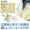 【※60個セット販売※】【災害対策!ハンドブックになるレジャーシート】防災備蓄品 まとめ買い 防災の日 防災イベント 粗品 販促効果 防災グッズ ノベルティ 記念品 災害対策 地震対策 もしもの備え 非常用 消防団 まちづくり 協議会 地域 組合 復興支援(3)