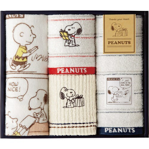 【スヌーピー フェイス・ウォッシュタオルセット】日本製 キャラクター 贈り物 ギフト プレゼント お礼 お祝い お返し 内祝 結婚式 引出物 二次会 出産 快気祝 新築祝 引越し ご挨拶 記念品 お中元 お歳暮
