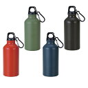 【セルトナ・スマートアルミボトル(カラビナ付き)】名入れ対応可 400ml カラビナ付き アルミボトル マットカラー マグボトル 水筒 アクティブ アウトドア ...