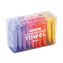 【ポータブル圧縮タオル10個セット(クリアケース入り)】ハンドタオル 圧縮タオル 多用途 災害備蓄品 非常用 旅行 宿泊 アウトドア キャンプ BBQ 町内会 学校 行事 集会 お祭り イベント 景品 粗品 記念品 ノベルティ(3)