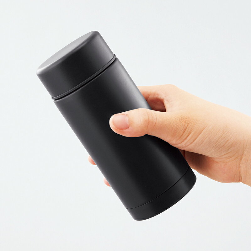 【スマート真空ステンレスボトル】容量195ml 携帯便利 飲み切りサイズ シンプル＆マットな質感 モダンな印象 マイボトル 保冷温ボトル 真空二重構造 水筒 アウトドア キャンプ プレゼント ノベルティ 販促品 粗品 プチギフト イベント 景品 記念品 運動会 参加賞 houshodo-10015157 イベント企画ノベルティセンター サンプル画像2
