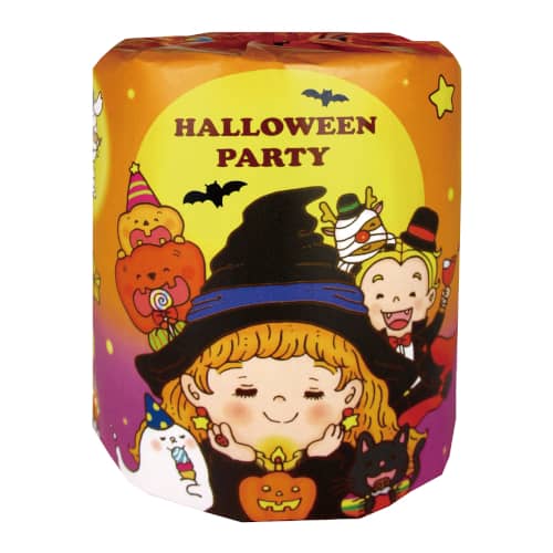 【ハロウィンパーティー1R/10個セット販売】トイレットペーパー ハロウィン パーティ イベント 催事 企画 ディスプレイ 仮装 抽選会 販促品 粗品 ノベルティ プレゼント 学校 幼稚園 保育園 子供会のサムネイル