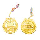 【※1パック25個セット※】【やったね金メダル】景品玩具 子供向け ノベルティ 縁日 お祭り 子供会 運動会 参加賞 施設 店舗 学校 保育園 幼稚園 スクール...