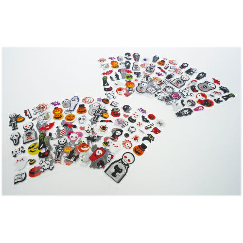 【※50個セット販売※】【ハッピーハロウィンミニステッカー】Halloween ハロウィンパーティー ハロウィ..