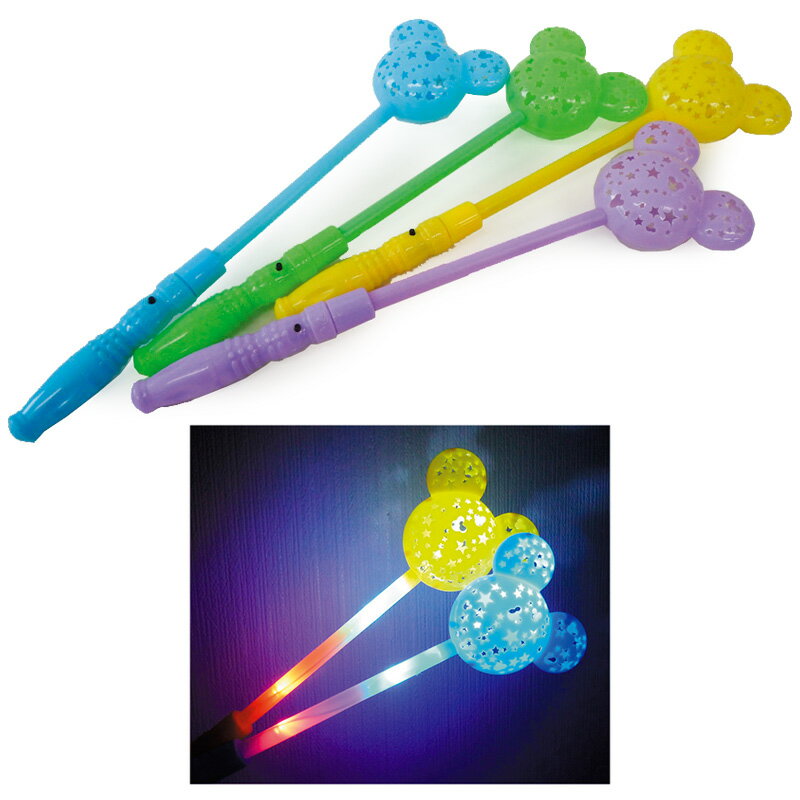 Festival Goods - 【※1パック12個セット※】【シースルーライトマウスバトン】光るおもちゃ 景品玩具 知育玩具 子供向け 景品 イベント 抽選会 プレゼント 販促品 粗品 ノベルティ 縁日 お祭り 夏祭り プチギフト 幼稚園 保育園 奨励会 運動会 子供会 子ども会 男の子 女の子