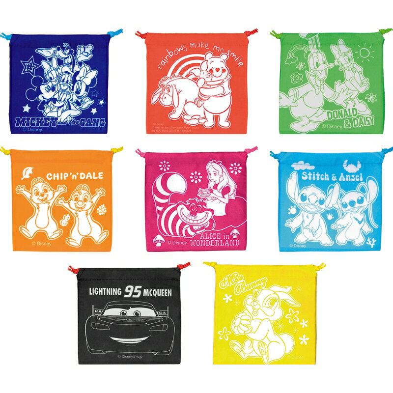 Rakuten - 【1パック24個入セット】【ディズニーおしゃれ巾着袋】キャラクターグッズ ディズニー 景品玩具 知育玩具 子供向け 景品 イベント 抽選会 プレゼント ノベルティ 縁日 お祭り おもちゃ プチギフト 幼稚園 保育園 運動会 子供会 子ども会 男の子 女の子 送料無料