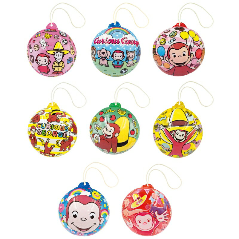 Rakuten - 【1パック24枚セット】【おさるのジョージパンチヨーヨー】キャラクターグッズ 景品玩具 知育玩具 子供向け 景品 イベント 抽選会 プレゼント ノベルティ 縁日 お祭り おもちゃ プチギフト 幼稚園 保育園 運動会 子供会 運動会 男の子 女の子