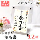 命名紙 命名書 命名紙 赤ちゃん 手書き プロの代筆 【感動と心伝わる命名書】 代筆 毛筆 額 ハガキサイズ 額入り 命名用紙 おしゃれ 男の子 女の子 オーダー アクリル フレーム シンプル 出産祝い ベビー プレゼント 記念品 かわいい