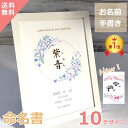 命名書 命名紙 代筆 手書き おしゃれ【感動と心が伝わる命名書】 楽天ランキング1位入賞 プロの代筆 ミモザ 桜 ユーカリ 赤ちゃん 毛筆 額 額入り 男の子 ...