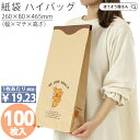 【26日限定★ポイント5倍】 紙袋 角底袋 HB コアラ 100枚おしゃれ 収納 業務用 ワイン 小 茶 手提げ 日本製 高品質 ギフト プレゼント イベント 入学 新学期 新シーズン 新店舗 シンプル 安心 梱包 パッケージ 和菓子 洋菓子 町内会 運動会 大会 景品