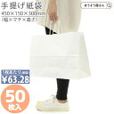【17日限定★ポイント5倍】 紙袋 手提げ袋 手提袋 丸紐 HV120 晒 無地 50枚手提げ マチ広 仕出し お弁当 おしゃれ 収納 業務用 ワイン 小 茶 ...