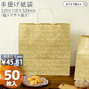 紙袋 手提げ袋 手提袋 丸紐 HX フランセ 50枚手提げ マチ広 仕出し お弁当 おしゃれ 収納 業務用 ワイン 小 茶 手提げ 日本製 ギフト 軽い 安心 ...