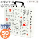 【22日限定★ポイント5倍&クーポン】 紙袋 手提げ袋 手提袋 平紐 HX ジャパン 50枚手提げ マチ広 仕出し お弁当 おしゃれ 収納 業務用 ワイン 小 ...