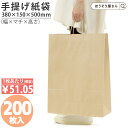 【送料無料】 紙袋 手提げ袋 手提袋 丸紐 HV100 未晒 無地 200枚手提げ マチ広 仕出し お弁当 おしゃれ 収納 業務用 ワイン 小 茶 手提げ 日本...