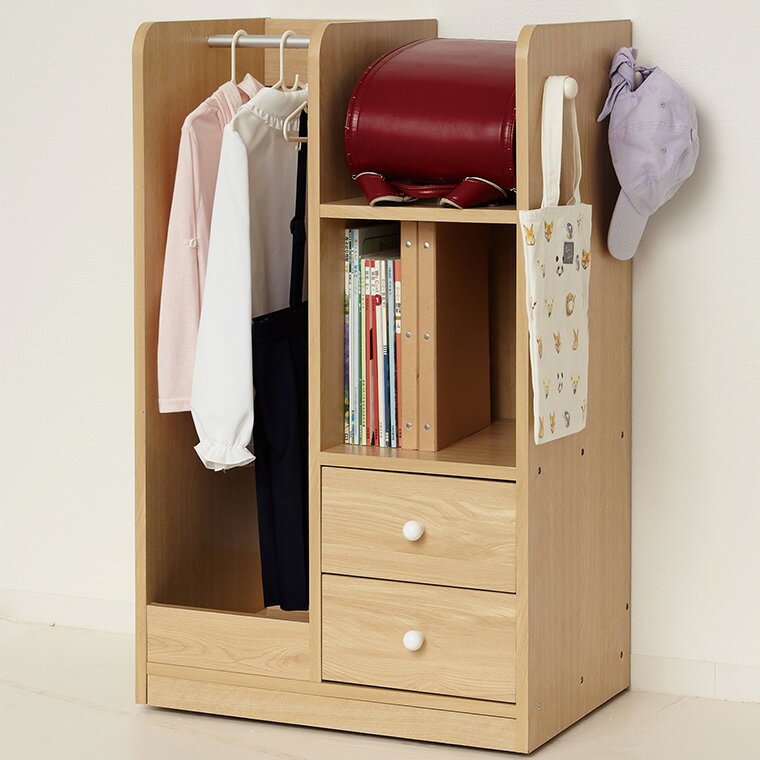 【全品ポイント10倍 28時間限定 10/9 20時より】ランドセルラック 1人用 収納 ハンガーラック おしゃれ 小学生 ラック付き 収納ラック ランドセル ランドセル収納 子供用 子ども キッズ リビングラック ハンガー キッズハンガーラック 入園 レッスンバッグ おもちゃ