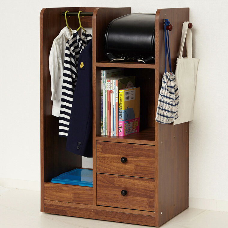 【全品ポイント10倍 28時間限定 10/9 20時より】ランドセルラック 1人用 収納 ハンガーラック おしゃれ 小学生 ラック付き 収納ラック ランドセル ランドセル収納 子供用 子ども キッズ リビングラック ハンガー キッズハンガーラック 入園 レッスンバッグ おもちゃ