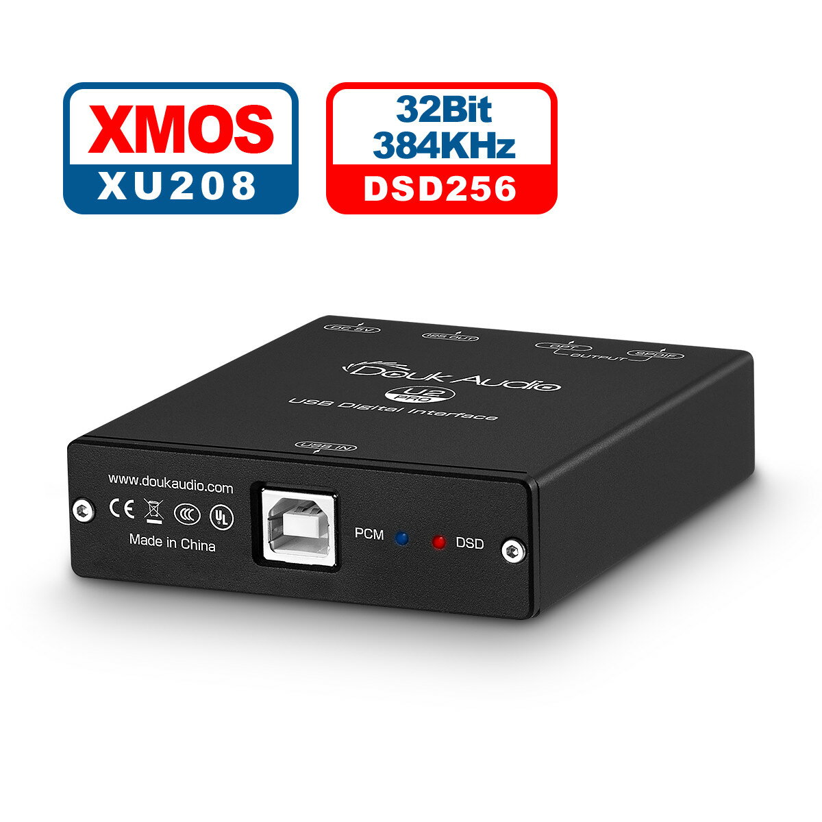 楽天Douk AudioDouk Audio U2 PRO Mini XMOS XU208 USB デジタルインターフェイス 同軸/光学/12S オーディオアダプター DSD256