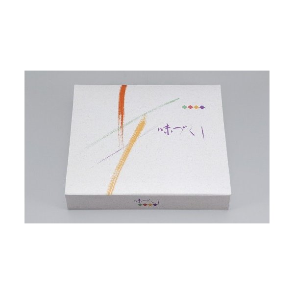 【屋号必須】シーピー化成 紙弁当箱 一体型80-80 味づくし 240×240×40mm 1ケース300枚入