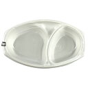 【屋号必須】弁当容器 KF-52白 247×151×42mm 外嵌合 蓋セット 1セット各600枚入 北原産業