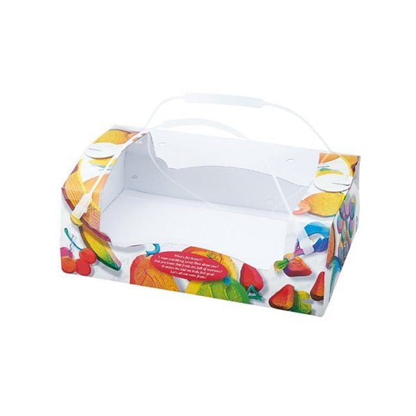 【屋号必須】オリカ 手提用化粧箱 ニューたなきゅー窓付スイート 中185×280×105mm 1ケース60セット入り