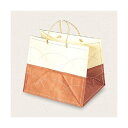 【屋号必須】ヤマニパッケージ マチ広手提袋 NK-7 精肉ギフト手提袋 350×270×300mm 1ケース100枚入