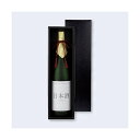 【屋号必須】日本酒・焼酎用ギフト箱 K-1528 一升瓶1本入 (マット黒) 410×105×107mm 1ケース50枚入 ヤマニパッケージ
