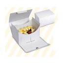 【屋号必須】ケーキ箱 20-513 サービス組立110 保冷F付 #7 210×150×110mm 1ケース300枚入 ヤマニパッケージ