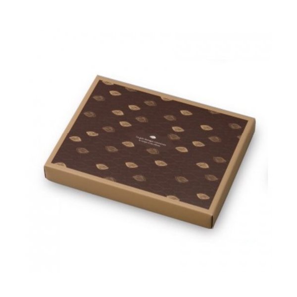 【屋号必須】生チョコレート用紙箱 20-2057 アムールガナッシュ L(14×10) トレー・グラシン紙・ピック..