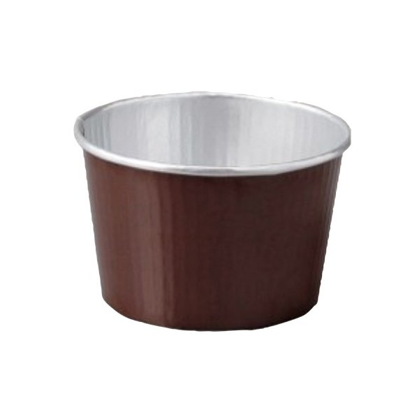 【屋号必須】ケーキカップ プリーツカップ50FCL 焦茶 62.4(49)φ×38mm 1ケース2000枚入