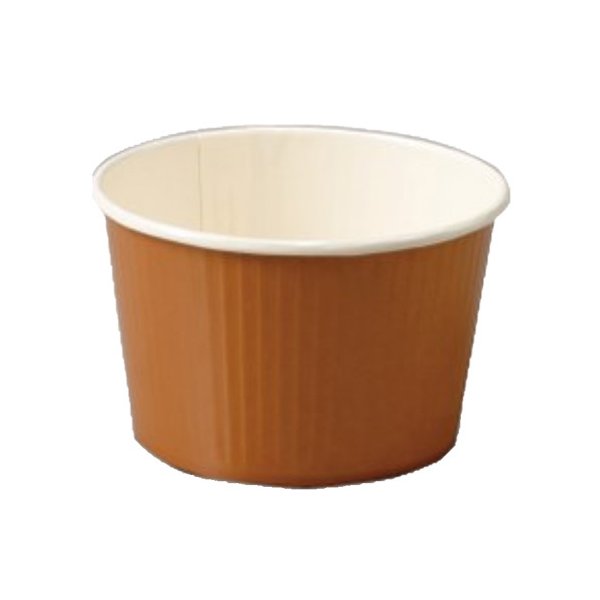 【屋号必須】ケーキカップ プリーツカップ50FCL ブラウン 62.4(49)φ×38mm 1ケース2000枚入