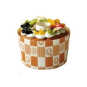【屋号必須】ケーキカップ シフォンカップ PET蓋付 エンブレム白 1650cc 164φ×100mm 1ケース400枚入