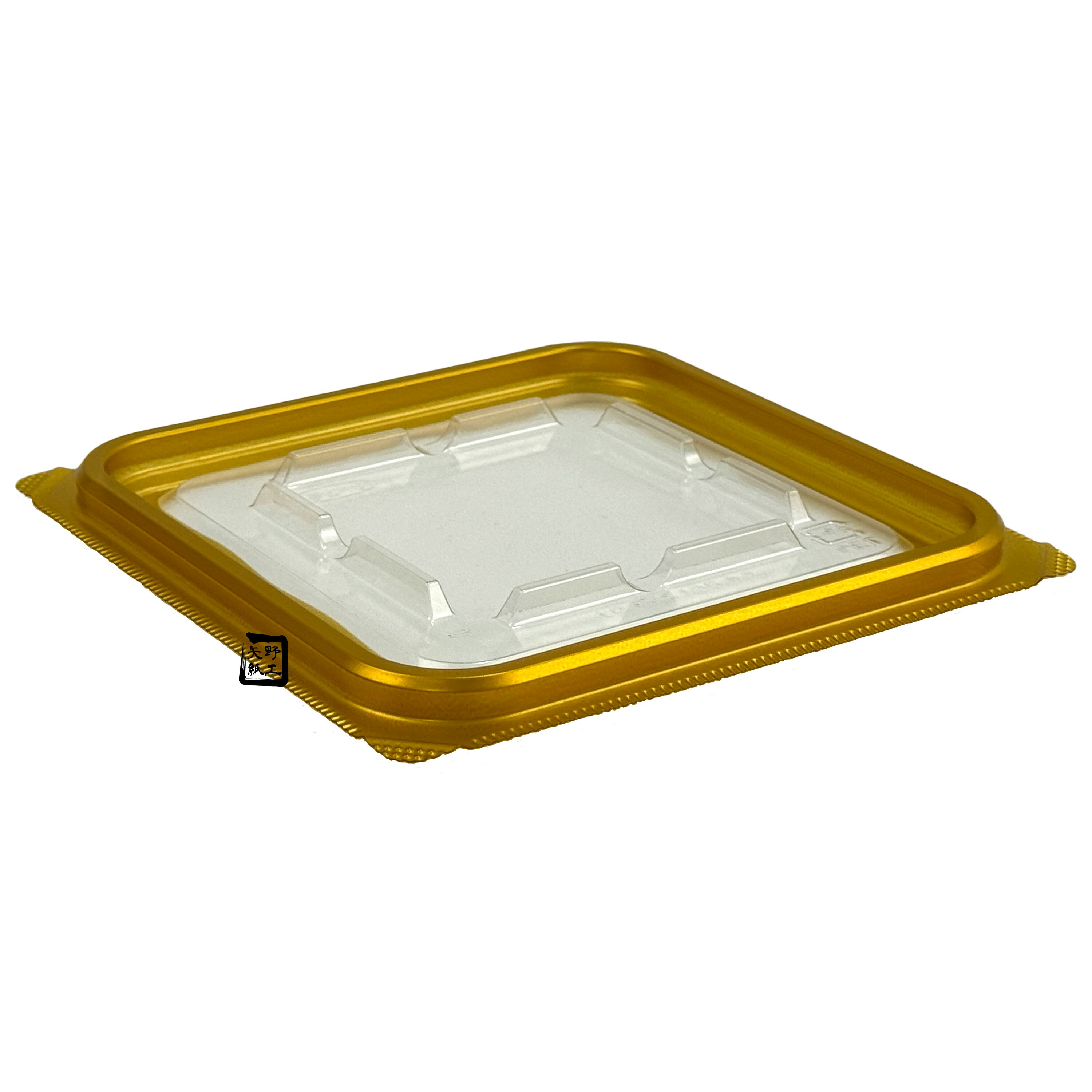 【屋号必須】VF-APダイス 125角 内外嵌合蓋GW 125×125×10mm 1ケース800枚入 エフピコチューパ