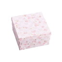 【屋号必須】オリカ 弁当箱 貼箱 かさね箱 No150(内金) 花桃 中仕切セット 159×159×85mm 1ケース50セット入り