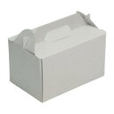 【屋号必須】ケーキ箱 20-2377 サイドオープンキャリー110 HSグレー #6 180×120×110mm 1ケース300枚入 ヤマニパッケージ