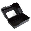 【屋号必須】窓付き紙トレー PT-200BB(PP) 窓付 黒 182×95×50mm 1ケース300枚入 北原産業 テイクアウト