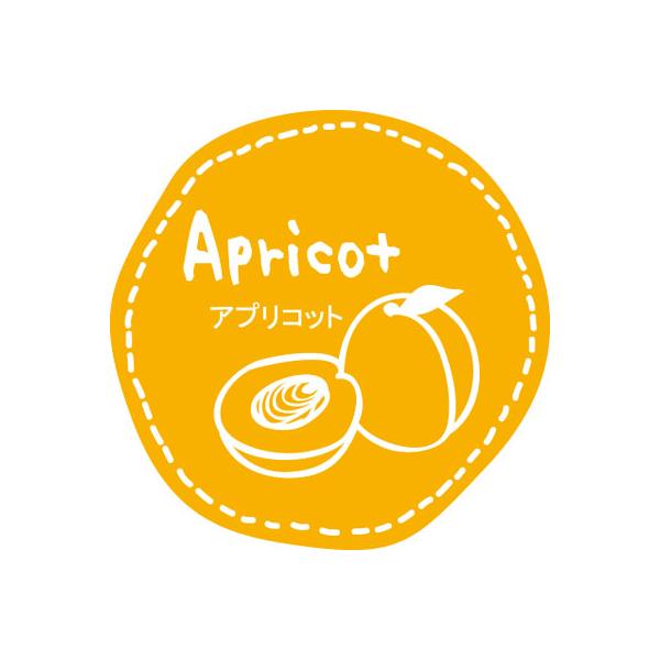 テイスティシール アプリコット φ28mm 1ケース1000枚入 プチリュバン 洋菓子用 ラベル Y000239