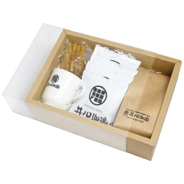 【屋号必須】ギフトボックス EE-605 クリアスリーブ 6 長方 258×182×85mm 1ケース100枚入 ヤマニパッケージ