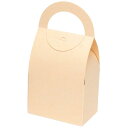 【屋号必須】ギフトボックス 16-323 ハンディラウンドBOX ミルク LL 140×90×200(270)mm 1ケース200枚入 ヤマニパッケージ