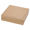 【屋号必須】20-1544 ギフトBOX ナチュール 大 240×240×65mm 1ケース50枚入 ヤマニパッケージ 洋菓子焼き菓子ギフト箱用