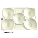 【屋号必須】モウルドトレイ 033306 梨 4K用 6H 白 390×268mm 1ケース100枚入 日本モウルド工業 フルーツ用トレー なしトレー