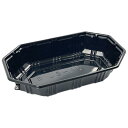 【屋号必須】カラーフルーツケース UA-2L BK 黒 224×129×45mm 1ケース1000枚入り ウツミリサイクルシステムズ