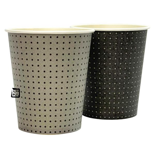 【屋号必須】C15100PPT ポイントパターンカップ 150ml 5oz 2色アソート 1ケース3000個入り SUNNAP 紙コップ